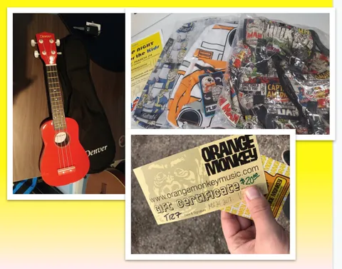 Some sponsored prizes distributed at the event