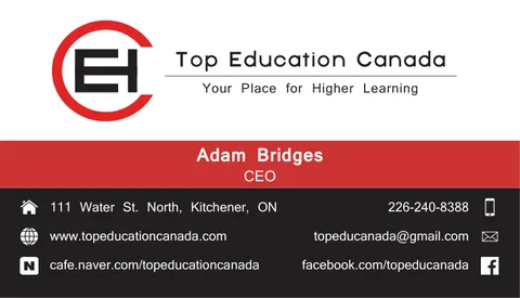 Business card design (landscape layout)